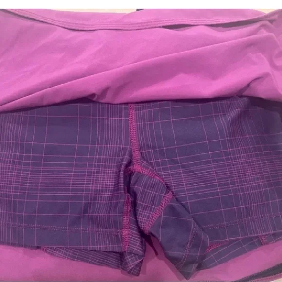 Title:
Nike Dri-Fit Skort Purple Fuchsia Athletic Tennis Running Skirt w Shorts - Picture 2 of 5